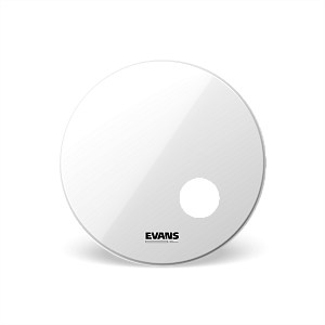 BD22RSW EQ3 Resonant Smooth White Пластик для бас-барабана 22", резонансный, Evans