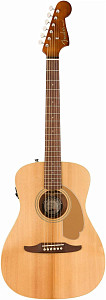 FENDER MALIBU PLAYER NATURAL WN электроакустическая гитара, цвет натуральный