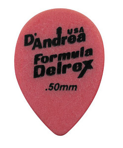 RD358.50TH Медиаторы 72шт, маленькая капля, матовая поверхность. D`Andrea