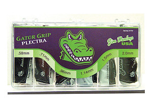 4170 Gator Grip Коробка медиаторов, 360шт, 6 толщин, Dunlop