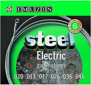 EMUZIN 6S10-46 - Струны для электрогитары