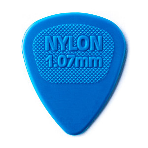 Dunlop 443R1.07 Nylon Midi Standard Медиаторы, 72шт, толщина 1.07мм