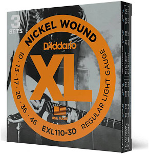 D'ADDARIO EXL110 3D - Струны для электрогитары