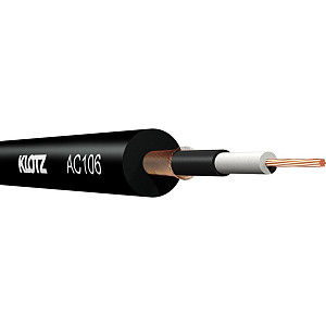 AC106SW.030 Кабель акустический 0,22мм2, небалансный, 30м, черный, Klotz