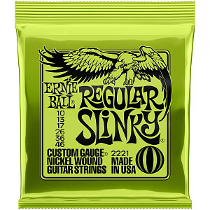 ERNIE BALL 2221 - Струны для электрогитары Nickel Wound Regular Slinky