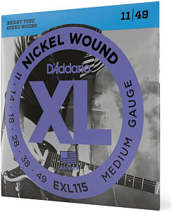 D'ADDARIO EXL115 - Струны для электрогитары