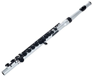 NUVO Student Flute - Silver/Black флейта, студенческая модель, материал...