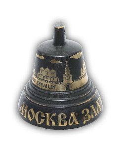 KVM4 Колокольчик травленый №4, d50, Москва златоглавая, Валдайские колокольчики