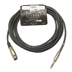 INVOTONE ACM1010/BK - Микрофонный кабель, 6,3 джек моно <-> XLR (мама)