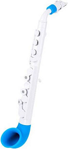 NUVO jSax (White/Blue) саксофон, строй С (до), материал - АБС-пластик,...