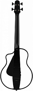NEBULA NBSG Steel Black - Гитара электроакустическая бас сайлент смарт