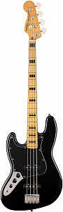 FENDER SQUIER SQ CV 70s JAZZ BASS LH MN BLK 4-струнная бас-гитара (левостороння...