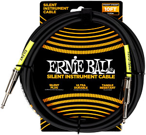 ERNIE BALL Silent 6472, 3.05м - Инструментальный кабель
