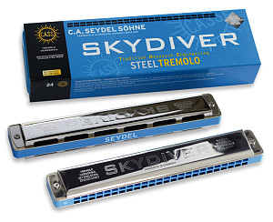 25480C Skydiver C Губная гармошка тремоло, Seydel Sohne