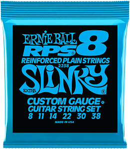 ERNIE BALL 2238 RPS Nickel Wound Slinky Extra 8-38 - Струны для электрогитары