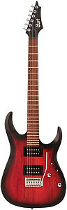 CORT X100-OPBB X Series Электрогитара, красный санберст, Cort