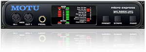 MOTU micro express - USB/MIDI-контроллер