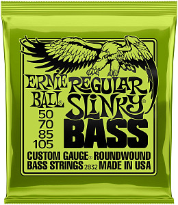 ERNIE BALL 2832 Nickel Wound Slinky Regular 50-105 - Струны для бас-гитары