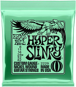 ERNIE BALL 2229 Nickel Wound Slinky Hyper 8-42 - Струны для электрогитары