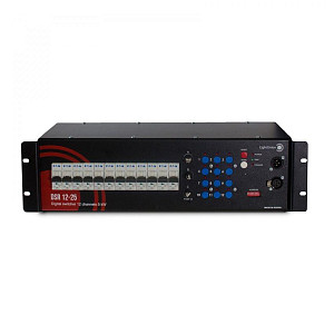 LIGHT UNION DSR 12-25 Релейный свитчер,12 каналов по 5 кВт, управление DMX-512