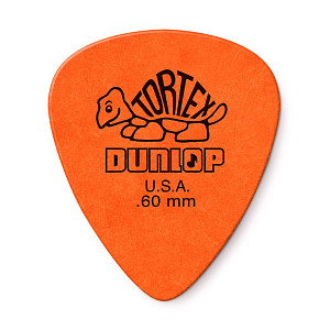 418R.60 Tortex Standard Медиаторы 72шт, толщина 0,60мм, Dunlop