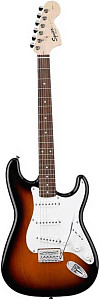 FENDER SQUIER AFFINITY STRATOCASTER RW BROWN SUNBURST - Электрогитара