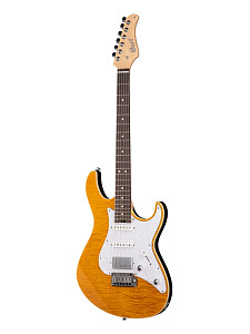 Cort G280-Select-AM G Series Электрогитара, желтая