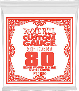 ERNIE BALL 11080 Nickel Wound .080 - Струна одиночная для электрогитары