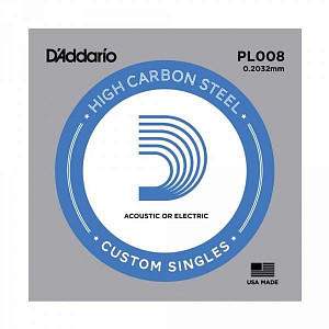 D`Addario PL008 - Одиночная струна .008"