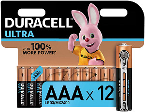 DURACELL LR03 ULTRA уп 12 шт - Батарейка тип AAA