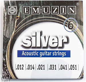 EMUZIN 6А204 - Струны для акустической гитары