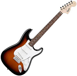 FENDER SQUIER AFFINITY STRATOCASTER RW BROWN SUNBURST - Электрогитара