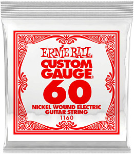 ERNIE BALL 1160 Nickel Wound .060 - Струна одиночная для электрогитары