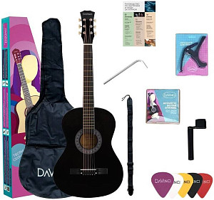 DAVINCI DF-50A BK PACK - Гитара акустическая в наборе