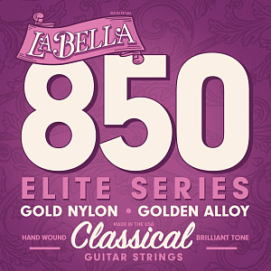 850 Elite Комплект струн для классической гитары, бронза 80/20, La Bella