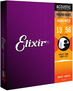ELIXIR 16102 - Струны для акустической гитары