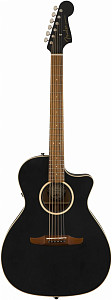 FENDER Newporter Special MBK w/bag - Гитара электроакустическая шестиструнная