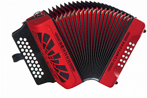 HOHNER Compadre FBbEb red - Аккордеон диатонический