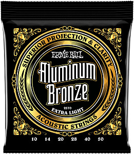 ERNIE BALL 2570 Aluminum Bronze Extra Light 10-50 - Струны для акустической гитары