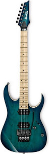 IBANEZ RG652AHM-NGB, электрогитара, цвет бёрст морской волны, кейс в комплекте