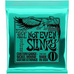 ERNIE BALL 2626 - Струны для электрогитары Nickel Wound Not Even Slinky (12-16-24p-32-44-56)