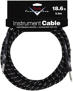 FENDER CUSTOM SHOP 18.6' INSTRUMENT CABLE TWEED - Инструментальный кабель