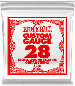 ERNIE BALL 1128 Nickel Wound .028 - Струна одиночная для электрогитары