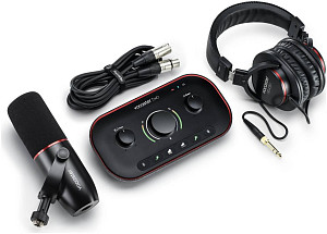 FOCUSRITE Vocaster Two Studio Podcast Set - комплект (Vocaster Two, наушники,...