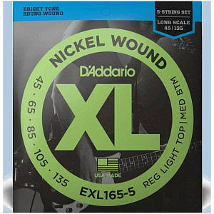 D'ADDARIO EXL165-5 - Струны для 5-струнной бас-гитары