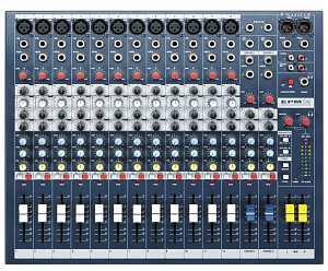 SOUNDCRAFT EPM12 микшерный пульт. 12 моно +2 стерео., микрофонные предусилители...