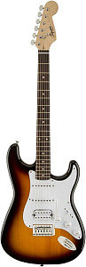FENDER SQUIER BULLET STRAT TREMOLO HSS RW Brown Sunburst - Электрогитара