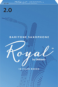 RLB1020 Rico Royal Трости для саксофона баритон, размер 2.0, 10шт, Rico