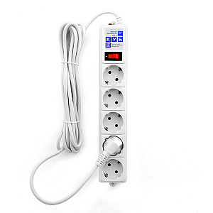 SPG-B-15-WHITE PowerCube Фильтр-удлинитель 5.0м 10А/2,2кВт, Электрическая мануфактура