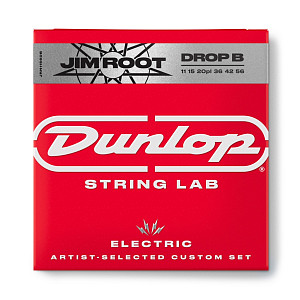 DUNLOP JRN1156DB Jim Root Комплект струн для электрогитары, никелированные, 11-56